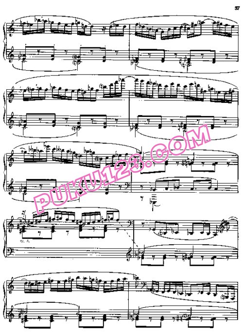 天天钢琴网-免费下载Honegger - Prelude, Arioso and Fughetta on B-A-C-H