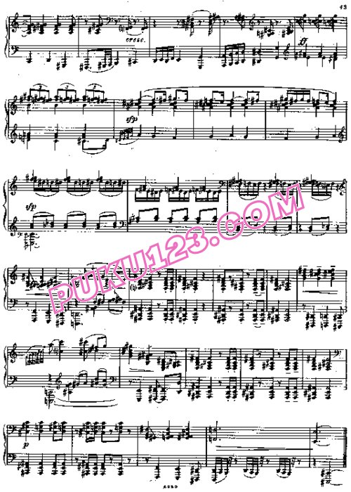 天天钢琴网-免费下载Honegger - Deux Esquisses H.173