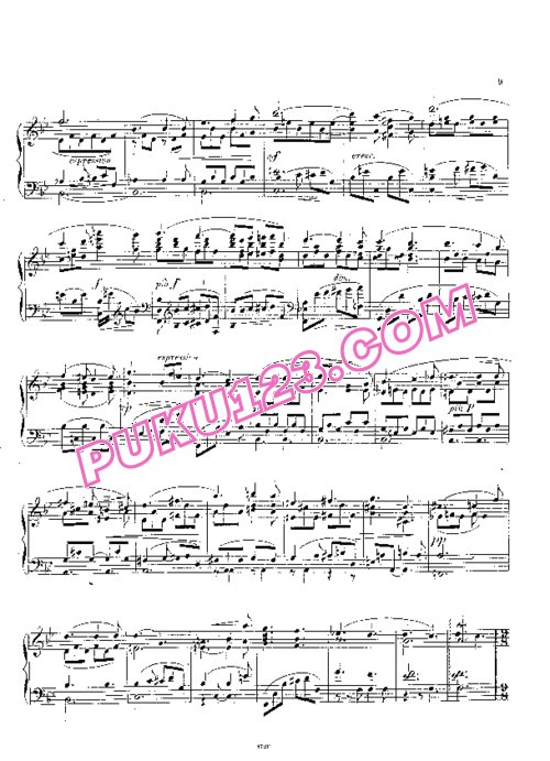天天钢琴网-免费下载Huber - 3 Melodien Op.21