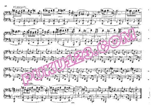 天天钢琴网-免费下载Huber - Waltzes Op.59 - 4 Hands
