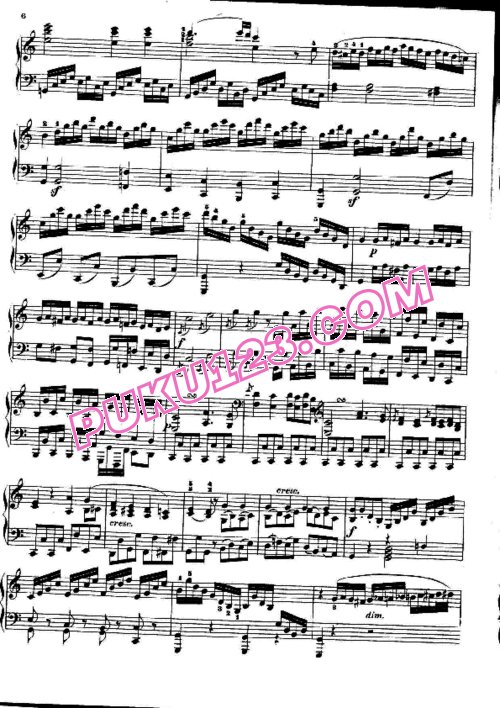天天钢琴网-免费下载Hummel - Piano Sonata No.1 in C Major Op.2-3