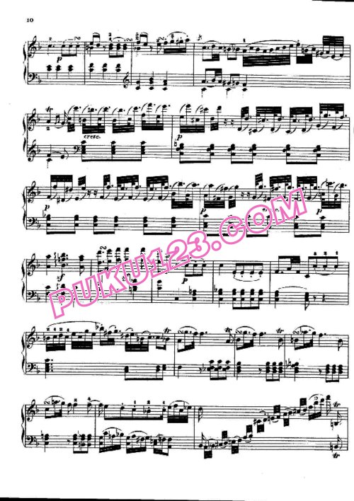 天天钢琴网-免费下载Hummel - Piano Sonata No.1 in C Major Op.2-3