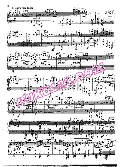 天天钢琴网-免费下载Hummel - Fantasie Op.18