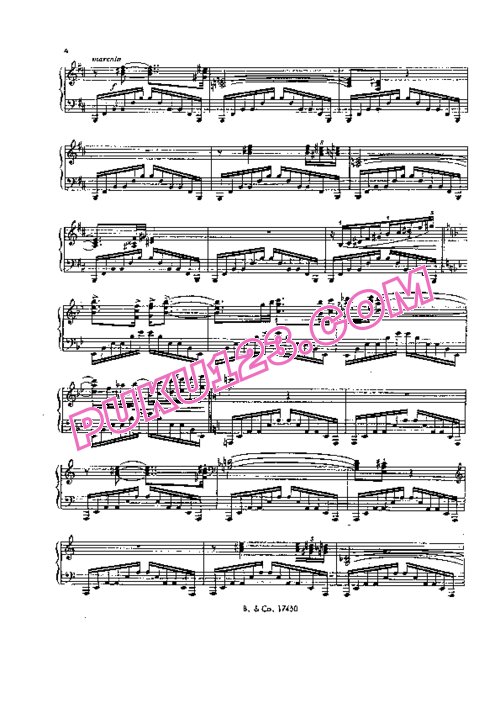天天钢琴网-免费下载Jongen - Premiere Etude de Concert Op.65