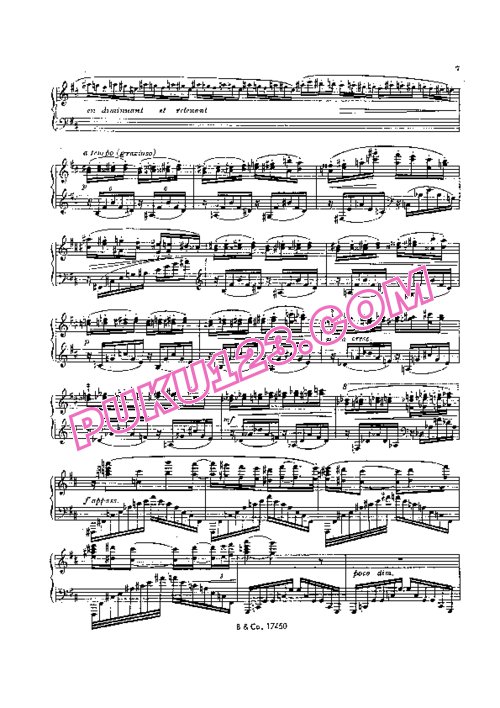 天天钢琴网-免费下载Jongen - Premiere Etude de Concert Op.65