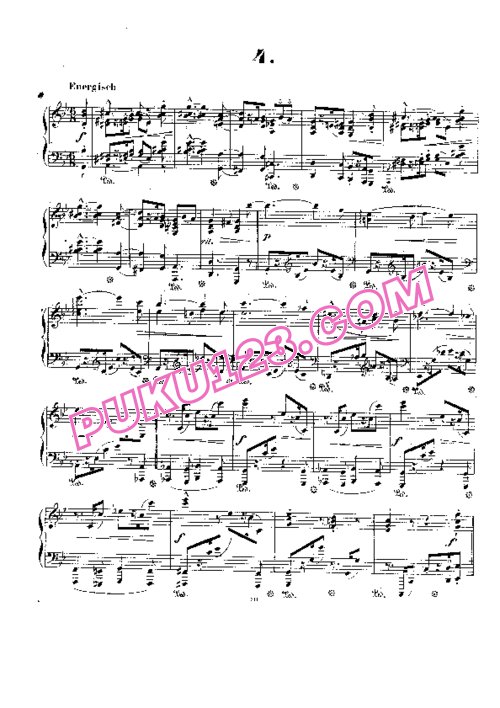 天天钢琴网-免费下载Kirchner - Gruesse_an_meine_Freunde Op.5