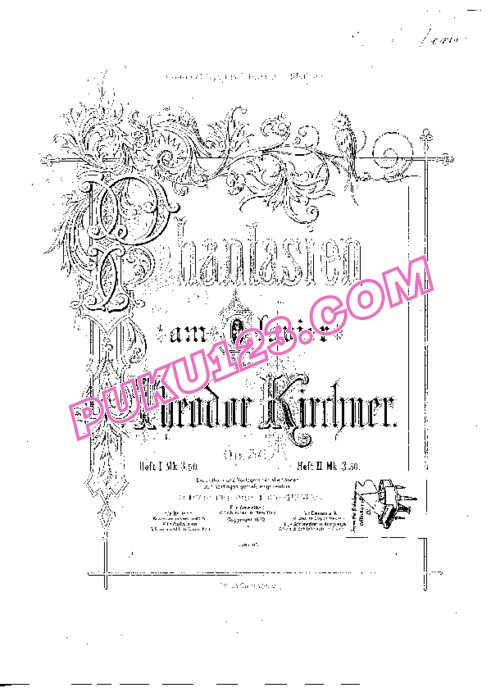 天天钢琴网-免费下载Kirchner - Phantasien Am Clavier Op.36