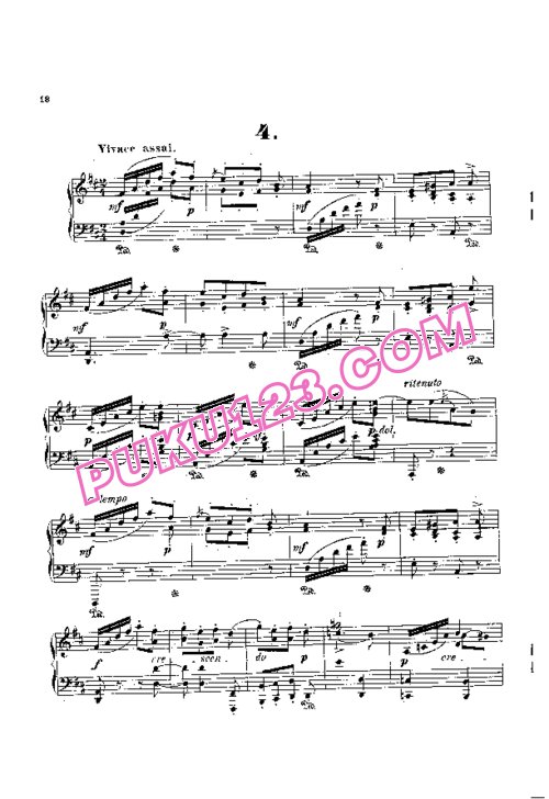 天天钢琴网-免费下载Kirchner - Caprices Op.27