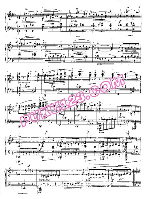 天天钢琴网-免费下载Leschetizky - Valse Chromatique Op.22