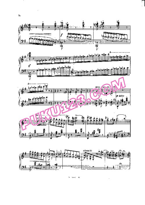 天天钢琴网-免费下载Liszt - Meyerbeer - Illustrations du Prophète No.1-4 S.414 李斯特、布索尼改编钢琴独奏版