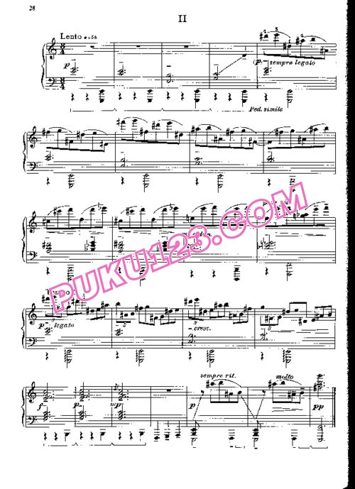 天天钢琴网-免费下载Muczynski - Six Preludes Op.6