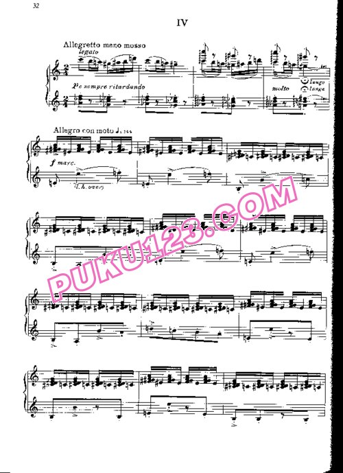 天天钢琴网-免费下载Muczynski - Six Preludes Op.6