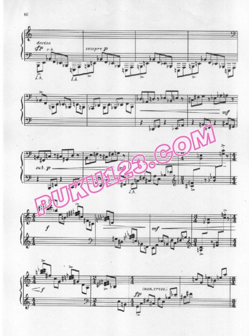 天天钢琴网-免费下载Muczynski - Toccata Op.15