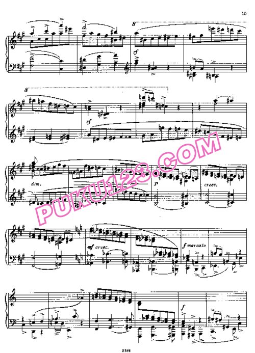 天天钢琴网-免费下载Myaskovsky - Piano Sonata No.1 in d Minor Op.6