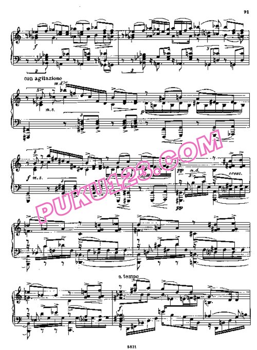 天天钢琴网-免费下载Myaskovsky - Piano Sonata No.3 in c Minor Op.19