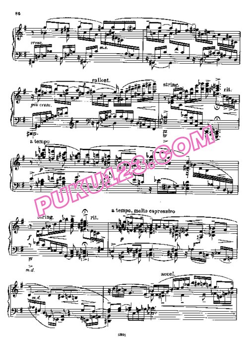 天天钢琴网-免费下载Myaskovsky - Piano Sonata No.3 in c Minor Op.19