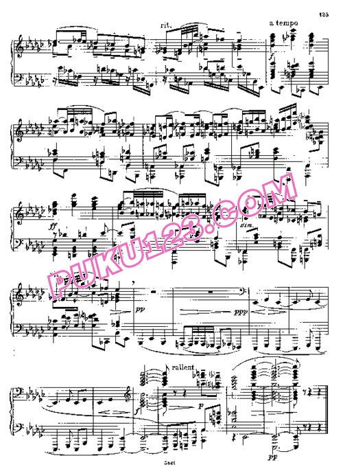天天钢琴网-免费下载Miaskovsky - Piano Sonata No.4 in c Minor Op.27