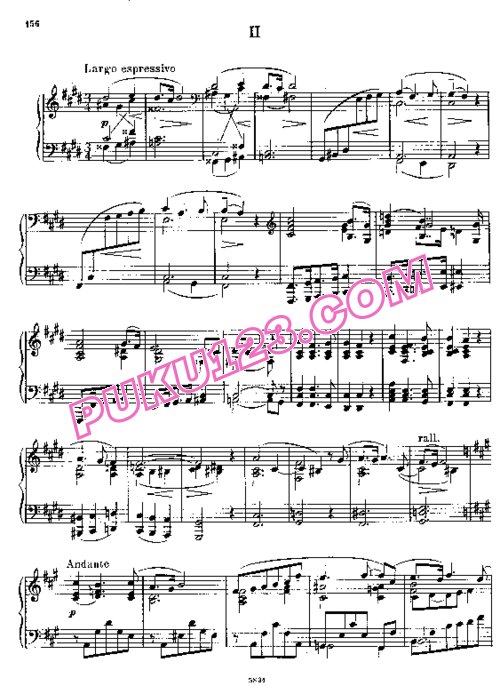 天天钢琴网-免费下载Myaskovsky - Piano Sonata No.5 in B Major, After Ancient Sketches Op.64-1