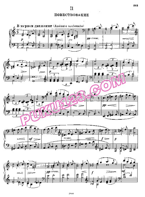 天天钢琴网-免费下载Myaskovsky - Piano Sonata No.9 in F Major Op.84