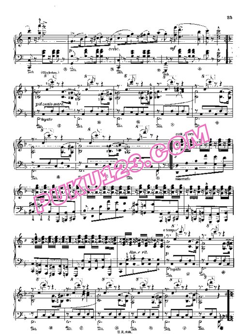 天天钢琴网-免费下载Oesten - Alpenglockchen Op.175