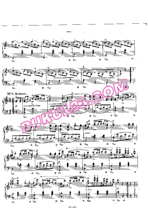 天天钢琴网-免费下载Oesten - Alpenrosen Op.160