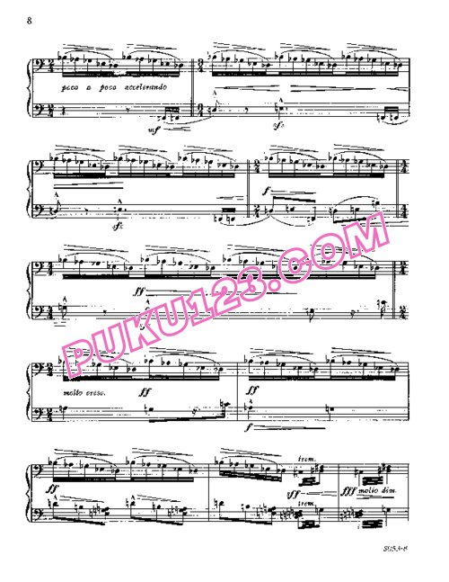 天天钢琴网-免费下载Ornstein - Impressions of The Thames Op.13-1