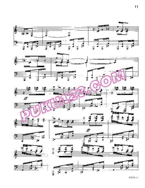 天天钢琴网-免费下载Ornstein - Piano Sonata No.7 S.363