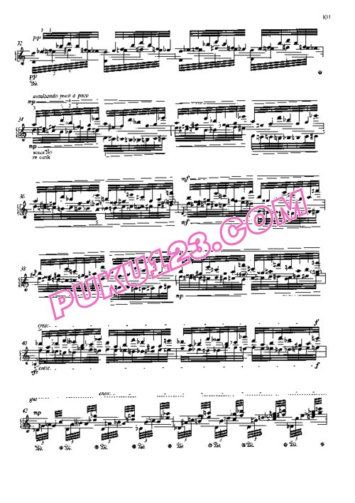 天天钢琴网-免费下载Rimsky-Korsakov - Cziffra - Etude de Concerts, Le Vol du Bourdon 齐夫拉改编钢琴独奏版