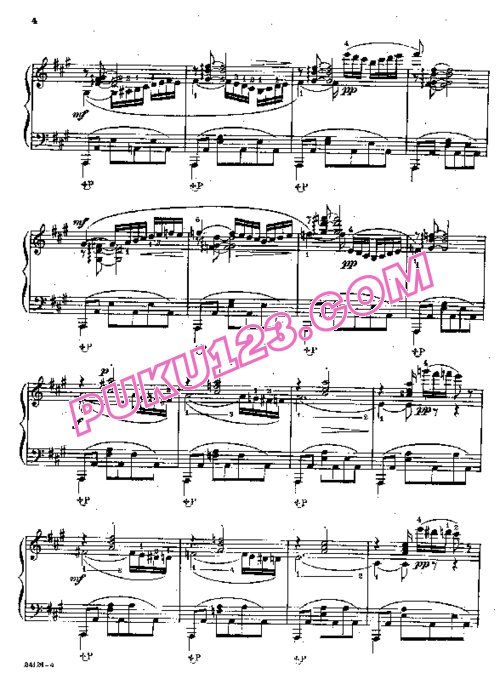 天天钢琴网-免费下载Rimsky-Korsakov - Siloti - Song of India from Sadko - Solo Piano 西洛蒂改编钢琴独奏版