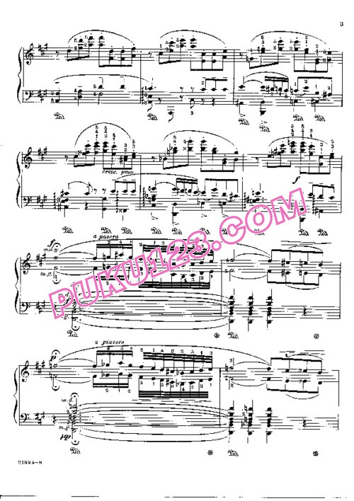 天天钢琴网-免费下载Rimsky-Korsakov - Chaloff - Hymn of the Sun 查洛夫改编钢琴独奏版
