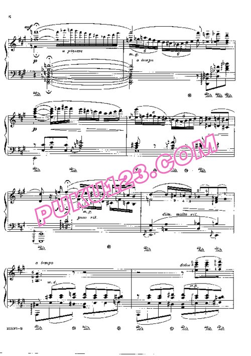 天天钢琴网-免费下载Rimsky-Korsakov - Chaloff - Hymn of the Sun 查洛夫改编钢琴独奏版
