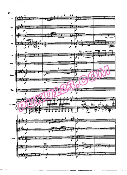 天天钢琴网-免费下载Rimsky-Korsakov - Piano Concerto in c-sharp Minor Op.30 - Full Score