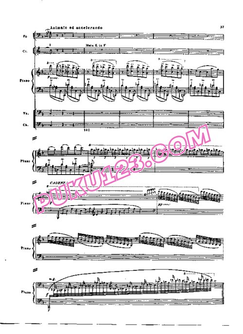 天天钢琴网-免费下载Rimsky-Korsakov - Piano Concerto in c-sharp Minor Op.30 - Full Score