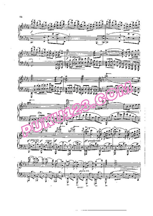 天天钢琴网-免费下载Scharwenka - Piano Concerto No.2 in c Minor Op.56 - Solo Piano