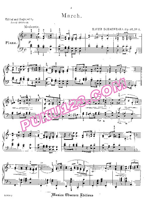 天天钢琴网-免费下载Scharwenka - Album for the Young Op.62