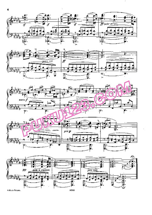 天天钢琴网-免费下载Scharwenka - 3 Klavierstucke Op.86