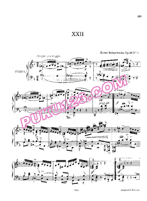 天天钢琴网-免费下载Scharwenka - 2 Polish National Dances Op.16