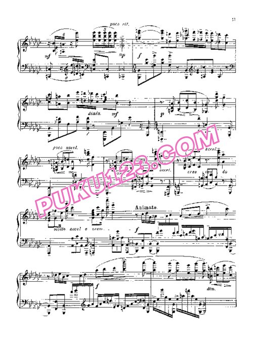 天天钢琴网-免费下载Stanchinsky - Piano Sonata in e-flat Minor