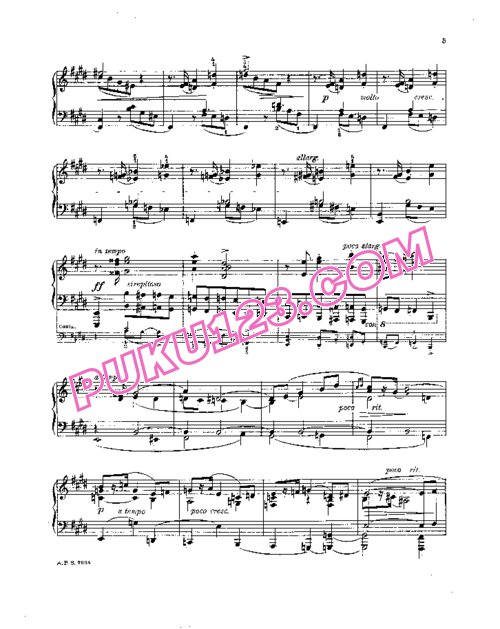 天天钢琴网-免费下载Stojowski - 2 Mazurkas Op.28