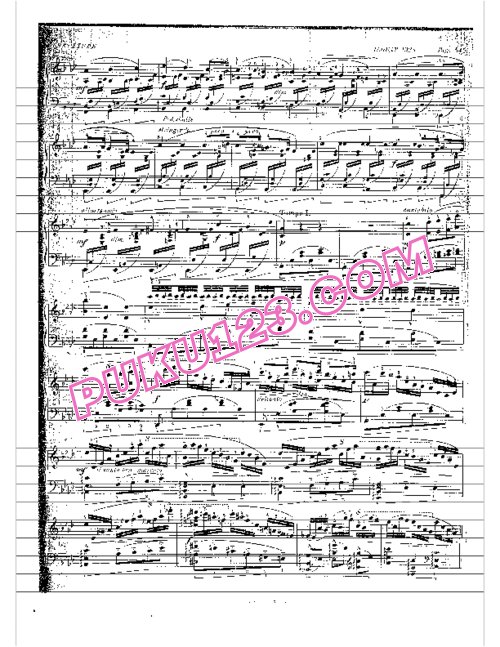 天天钢琴网-免费下载Tausig - Nocturne Varie, L Esperance Op.3