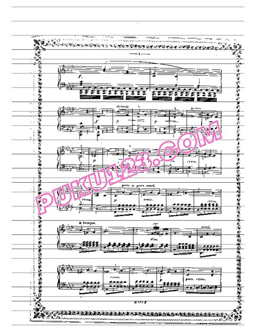 天天钢琴网-免费下载Tausig - Impromptu Op.1a