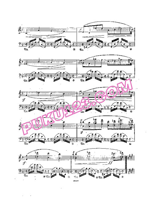 天天钢琴网-免费下载Tausig - Reverie Op.5