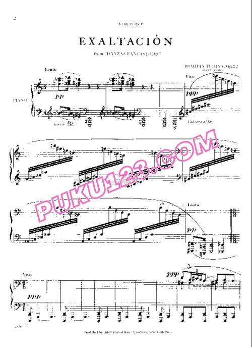 天天钢琴网-免费下载Turina - Danzas Fantasticas Op.22