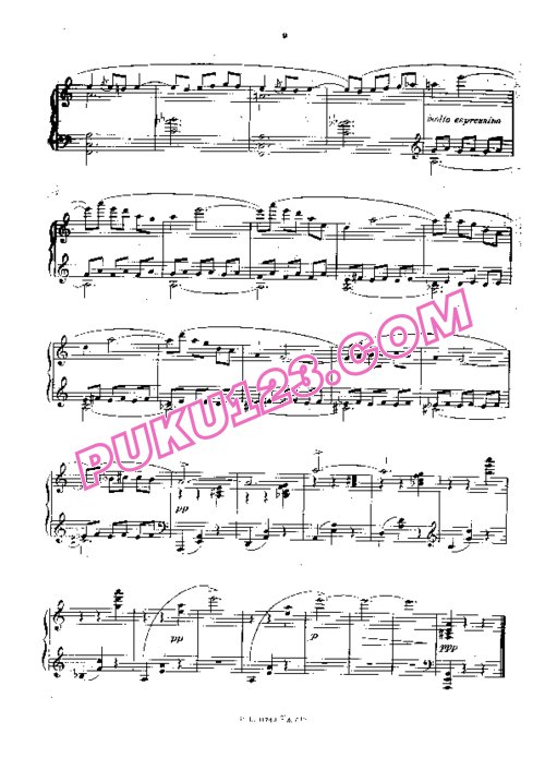 天天钢琴网-免费下载Turina - Danzas Gitanas Op.55