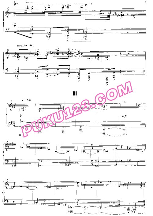 天天钢琴网-免费下载Ustvolskaya - Piano Sonata No.1 (1947)