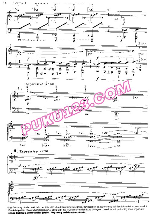 天天钢琴网-免费下载Ustvolskaya - Piano Sonata No.5 (1986)