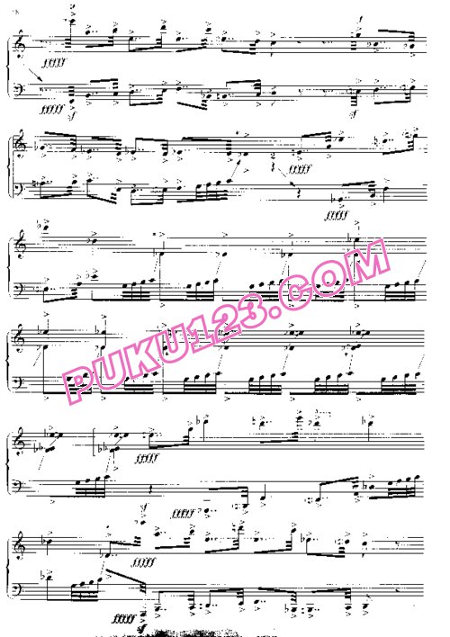 天天钢琴网-免费下载Ustvolskaya - Piano Sonata No.5 (1986)