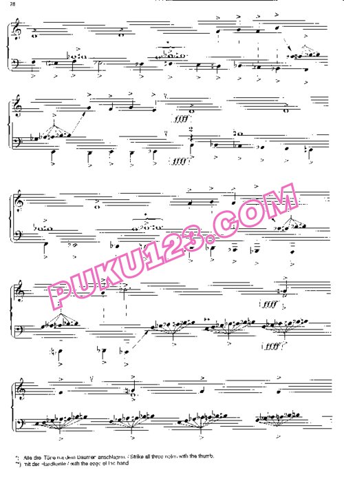 天天钢琴网-免费下载Ustvolskaya - Piano Sonata No.6 (1988)