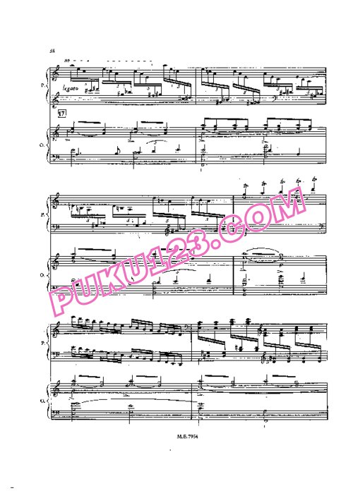 天天钢琴网-免费下载Villa-Lobos - Piano Concerto No.3 - 2 Pianos