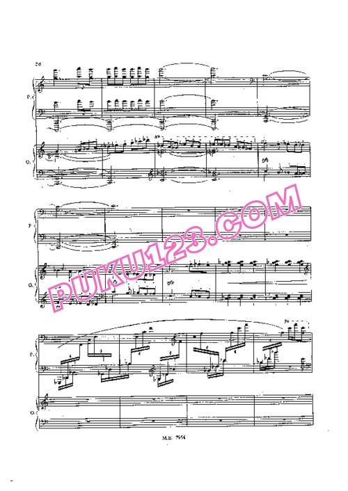 天天钢琴网-免费下载Villa-Lobos - Piano Concerto No.3 - 2 Pianos